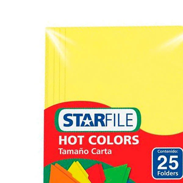 FOLDER OFI.HOTCOLORS FLASHFILE INT. AMARILLO PAQ.C25 C20